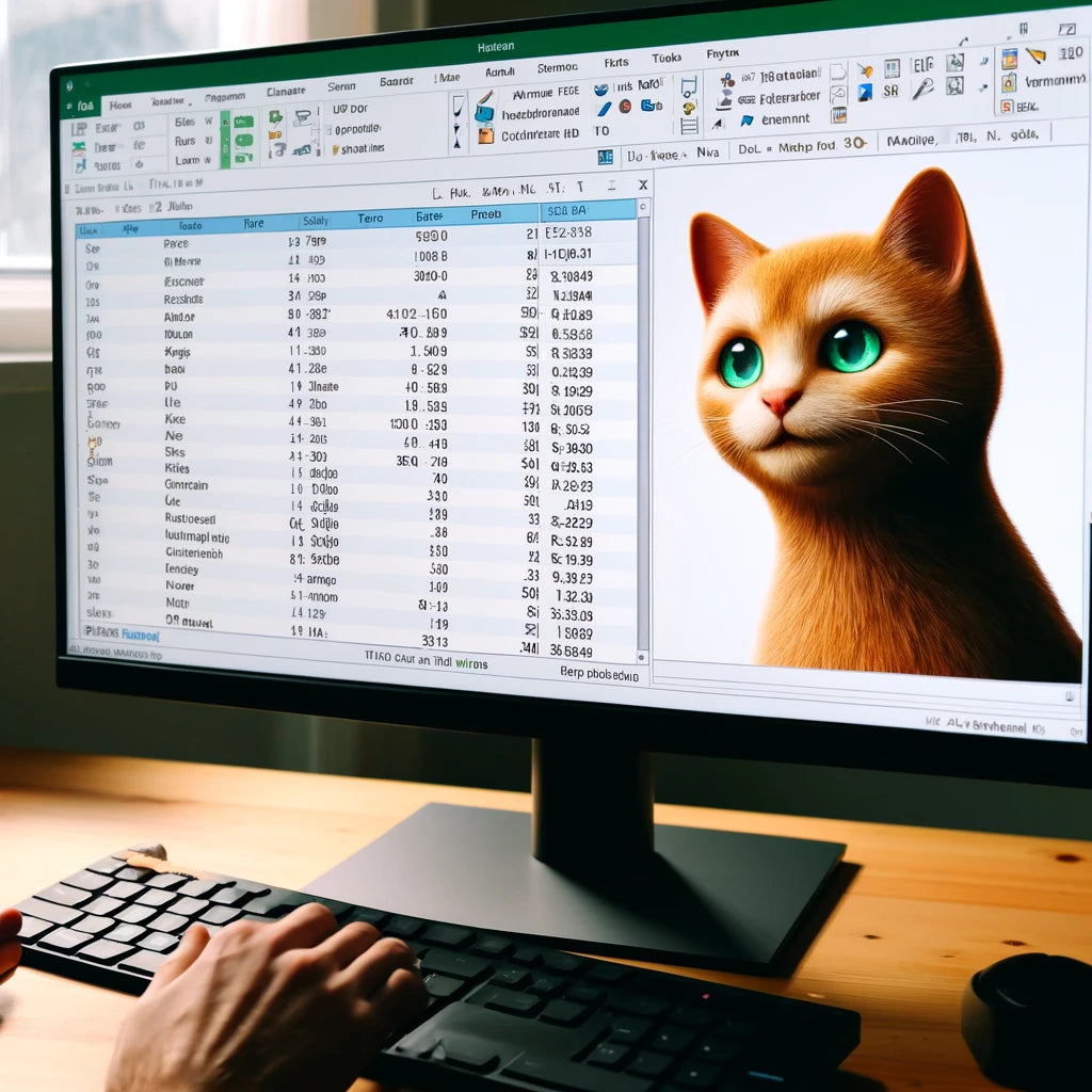 A screenshot of ChatGPT generating an Excel file with 3D model details