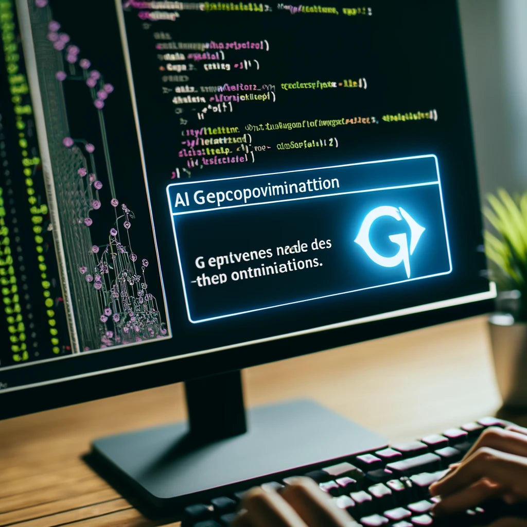 A snippet of G-code with AI-generated optimizations highlighted