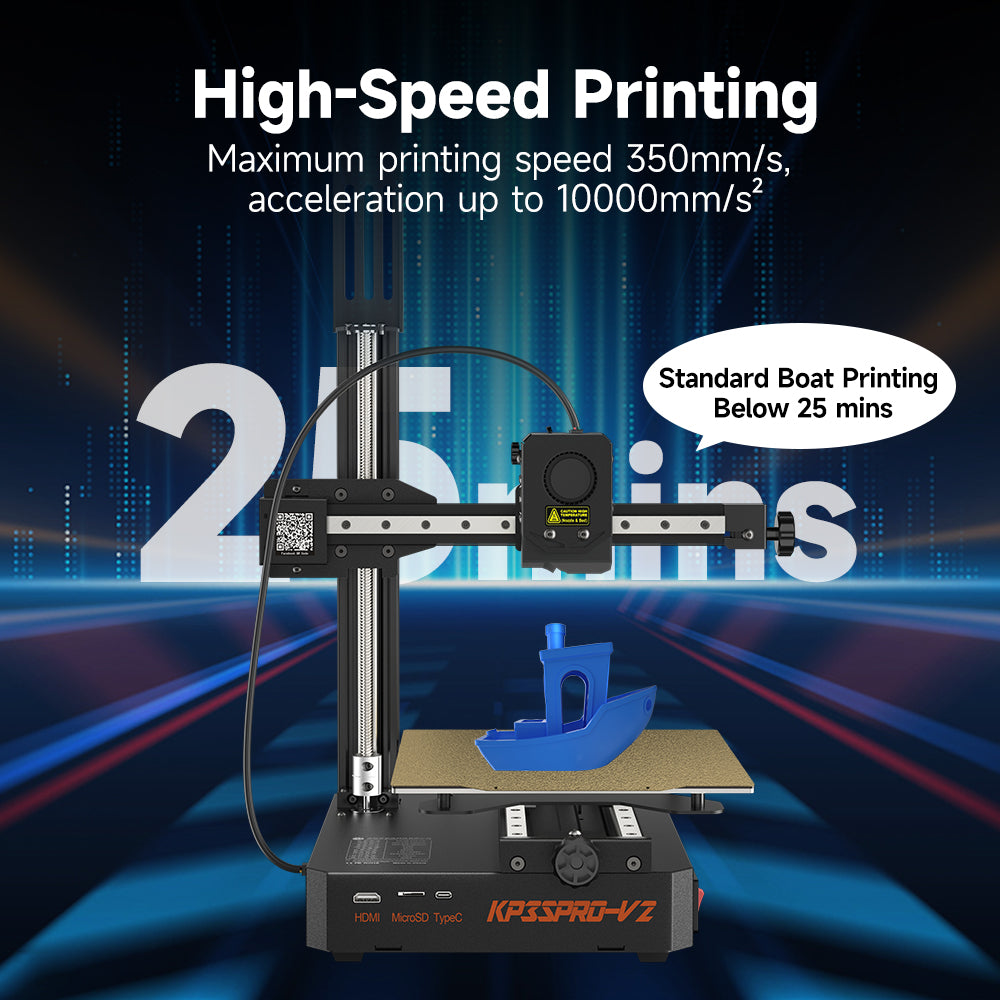 P1 KP3S Pro V2 High-Speed Printing Feature