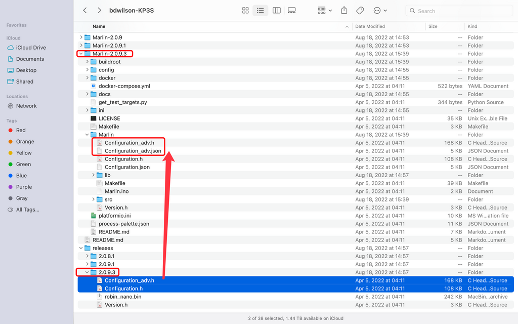 Oprogramowanie sprzętowe Kingroon KP3S Marlin
