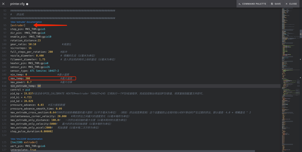 P6 Max Temp settings in KLP1