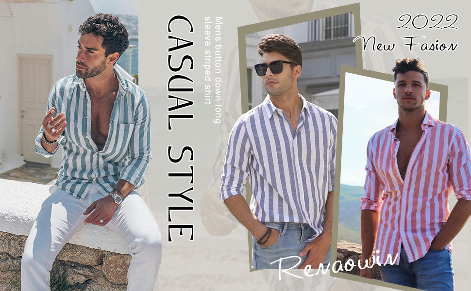Materiale: le camicie a maniche lunghe con bottoni da uomo Dokotoo sono realizzate con camicie di lino di cotone di alta qualità per uomo traspiranti, leggere, morbide, amiche della pelle. Caratteristiche: camicie a maniche lunghe in lino di cotone per uomo, camicie abbottonate a righe colorate, camicie eleganti da lavoro, camicie casual in lino chambray, maniche a 3/4 o maniche lunghe. Design: design classico e camicie da uomo dall'aspetto elegante, camicie casual da lavoro slim fit con bottoni ti fanno sembrare pulito e alla moda, il tessuto in puro cotone è molto strutturato. Coppie: camicie a maniche lunghe da uomo con bottoni si abbinano perfettamente a t-shirt a righe, jeans, pantaloncini, blazer sportivo. È un capo essenziale nel guardaroba maschile Occasione: camicia a righe casual da lavoro da uomo adatta a tutte le occasioni e stagioni, come vacanze, pesca, spiaggia, casual, lavoro, lavoro, yoga, matrimonio e viaggi, bel Natale, capodanno, regali di compleanno per il tuo ragazzo e la tua famiglia.