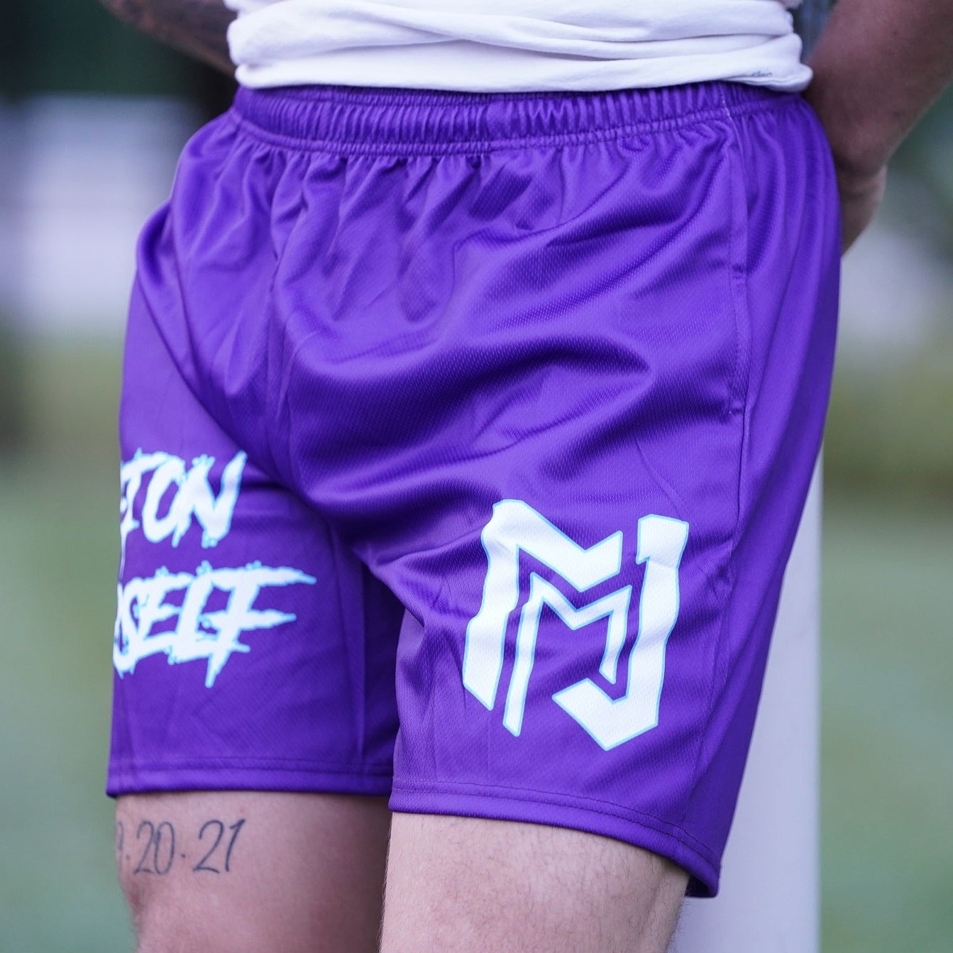 Bet On Yourself Purple Shorts