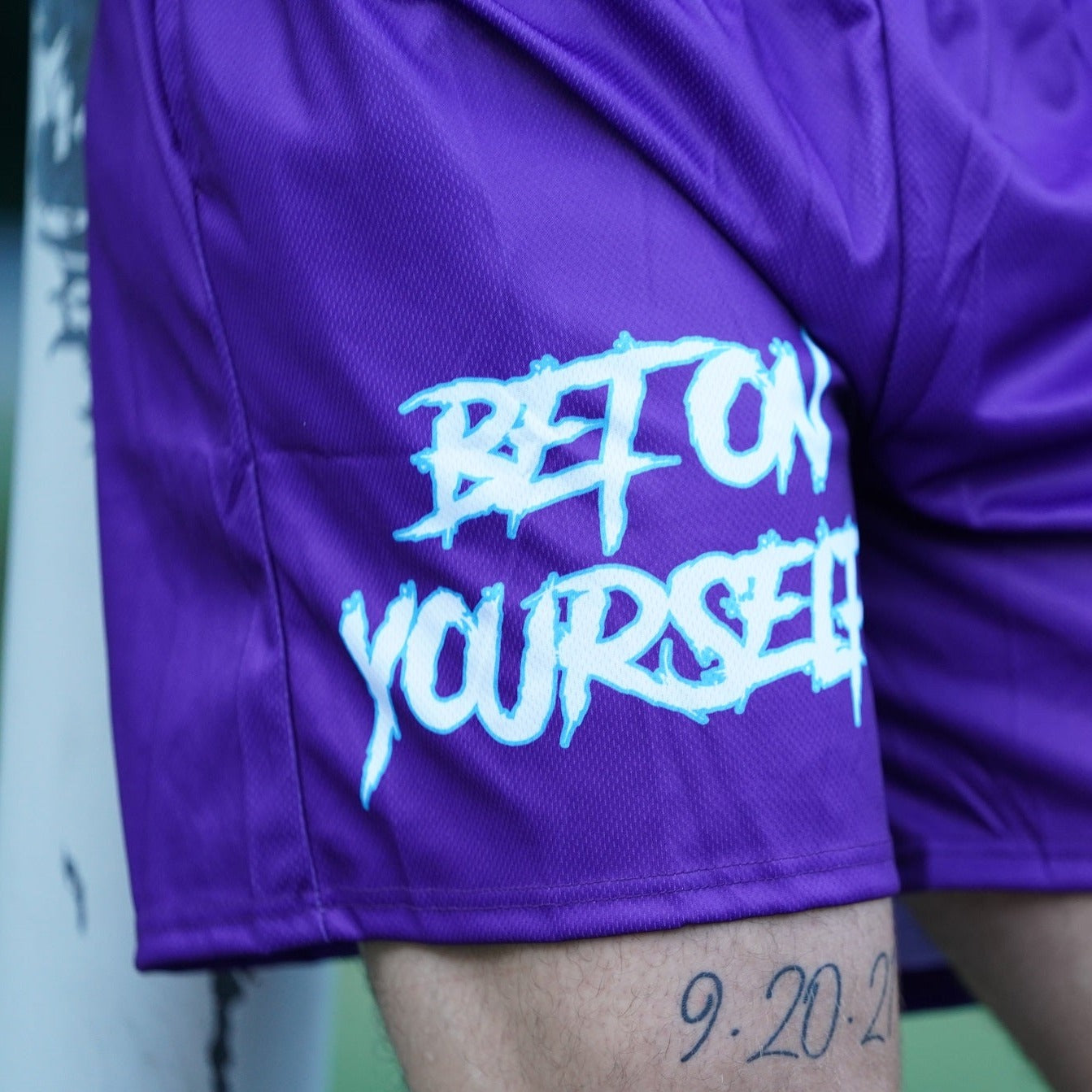 Bet On Yourself Purple Shorts