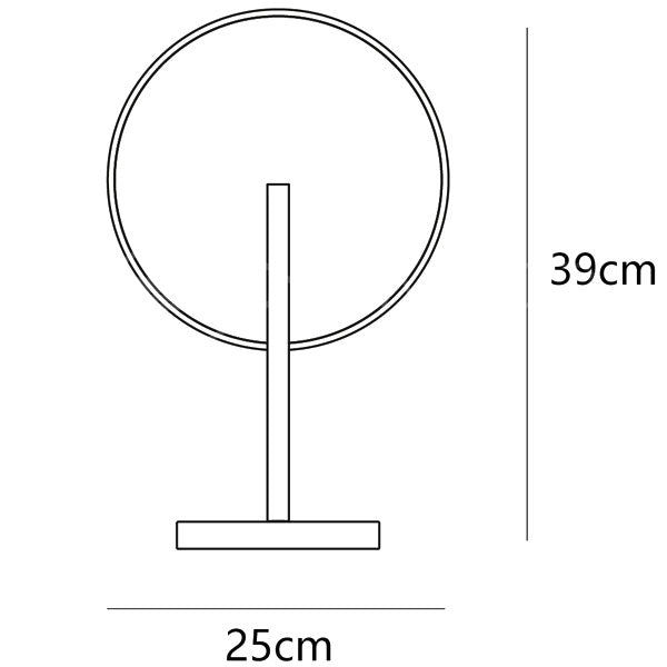 Celestial Table Lamp dimensions