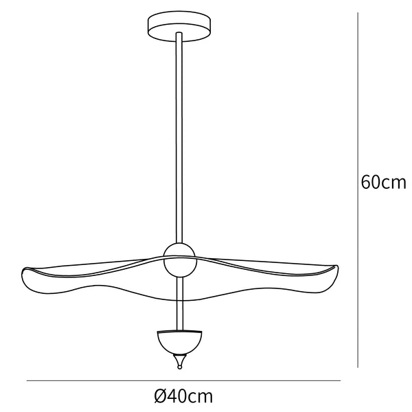 Envolee Dia 40cm x H 60cm