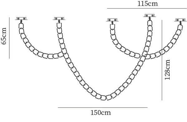 Gabriel Chandelier dimensions