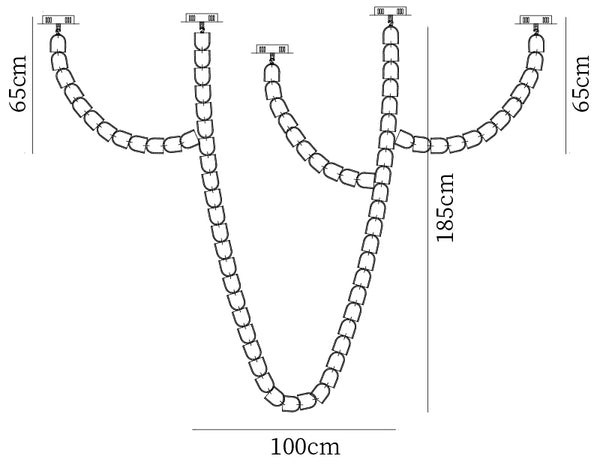 Gabriel Chandelier dimensions
