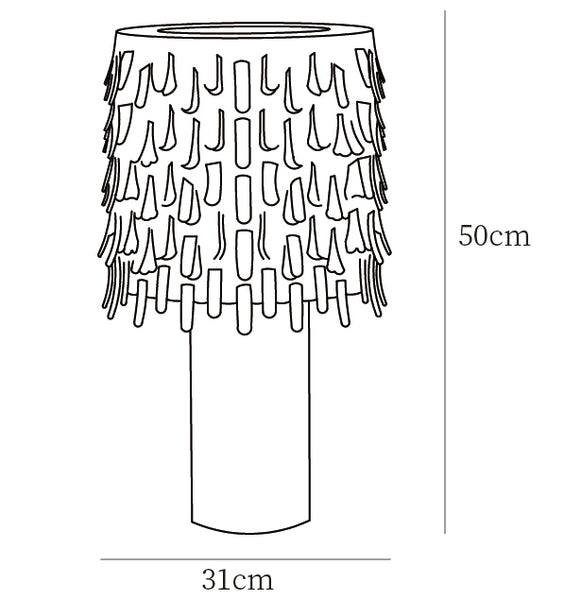 Jackfruit Table Lamp dimensioni