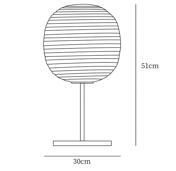 Dimensioni lampada tavolo Lantern