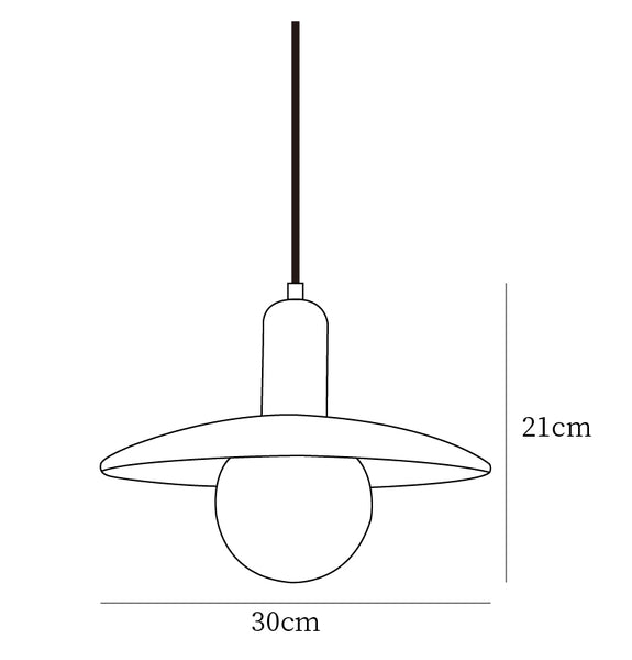 Molly Pendant Lamp dimensions