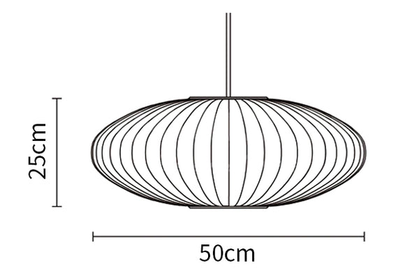 Dimensioni Plafoniera Nelson Bubble A