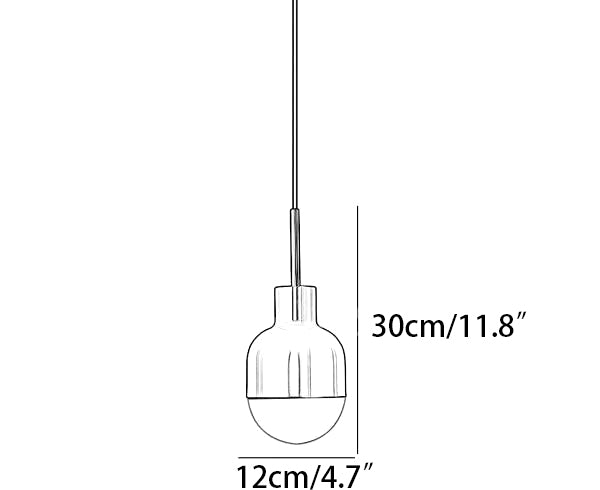 Niku Pendant Lamp dimensions