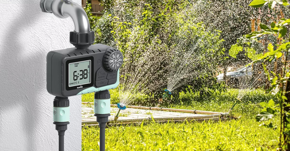 RainPoint Smart Sprinkler Timer, Water Timer Programmable Garden Outdoor Hose Feature 4