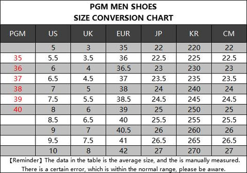 PGM XZ197 professional oem ladies golf shoes light weight waterproof g ...