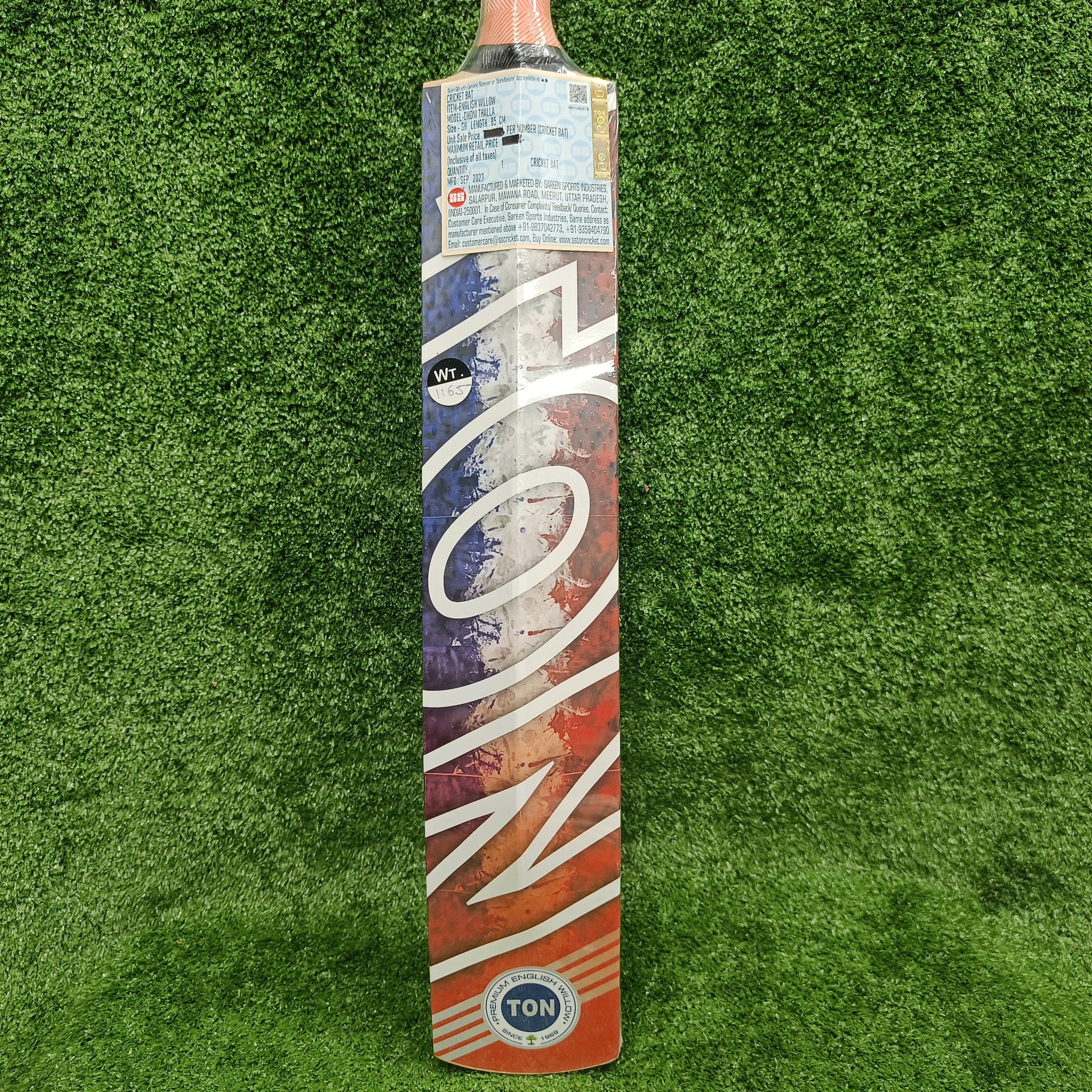 SS TON Dhoni Thala English Willow Cricket Bat