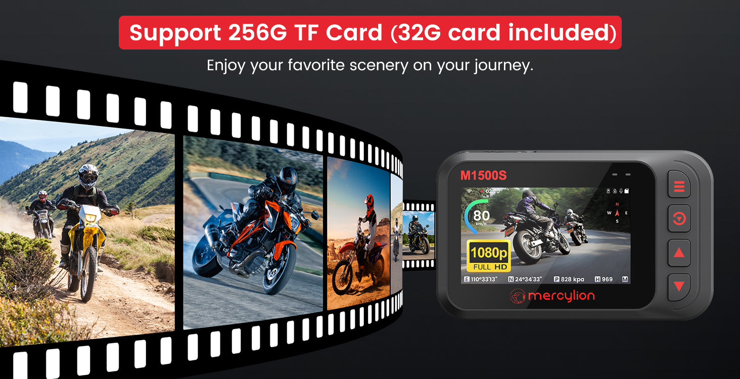 hard wired motorcycle camera