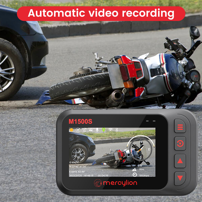 motorcycle front and back camera