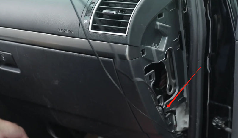 Our power cord will pass through the side of the copilot