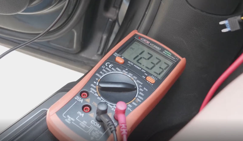 multimeter test ACC