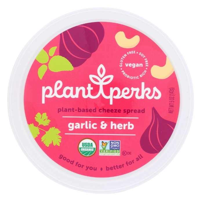 Plant Perks - Plant-Based Cheeze Spreads, 6.5oz | Multiple Flavors