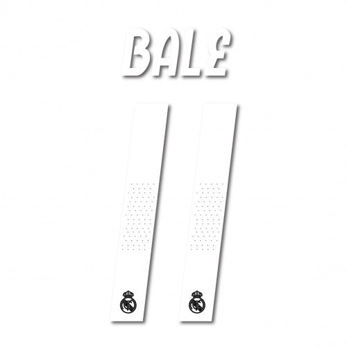 Real Madrid 2018/19 Away Bale #11 Jersey Name Set