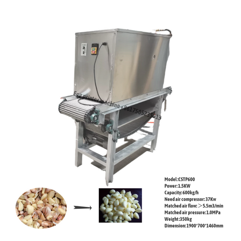 1000kg garlic peeling machine