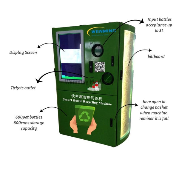 Máquina RVM-Máquina de reciclaje de botellas de plástico PET