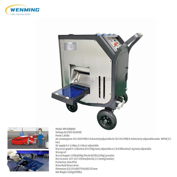 Dry Ice Cleaning Machine multifunction can do all other molds do