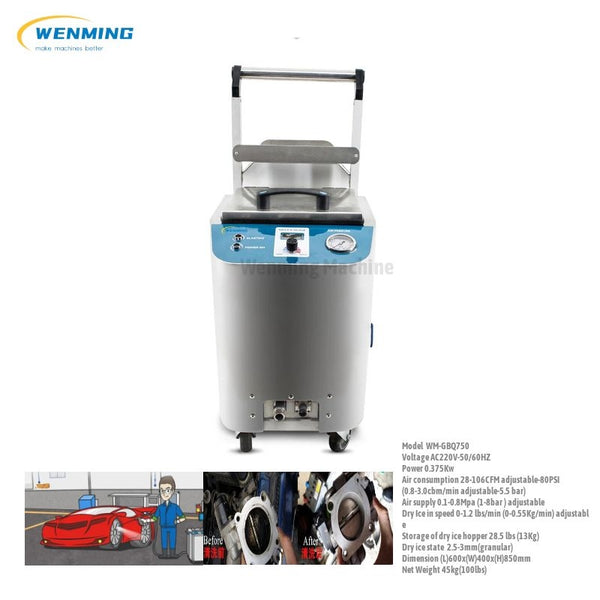 Dry Ice Blasting Equipment-Dry Ice Blaster for Cars – WM machinery