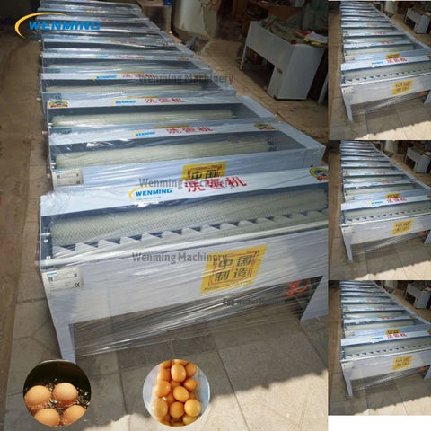 Electric Egg Washing Machine Chicken Duck Goose Egg Washer Egg Cleaner Wash  Machine 2300 Pcs/H Poultry Farm Equipment