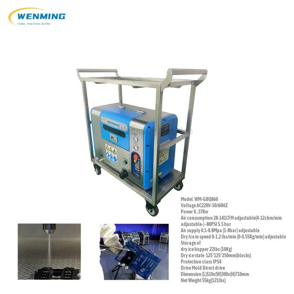 PCB dry ice cleaning machine