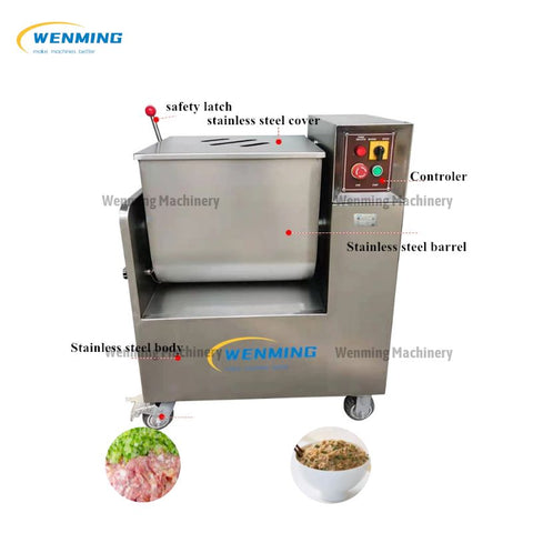 35KG/H Meat Blender Commercial Sausage Mixer Vegetable Stuffing Stirrer  Machine Electric Food Mixing Machine Home Meat Mixer