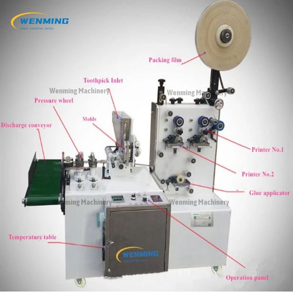 Toothpick Wrapping Machine