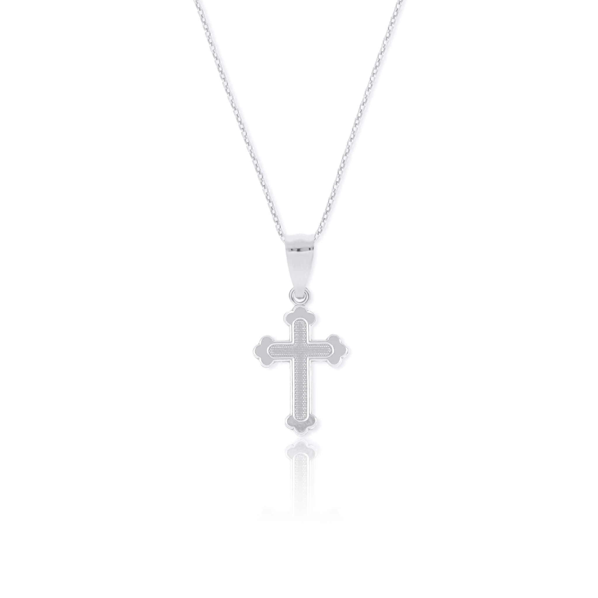 Three Pointed Style Cross Pendant