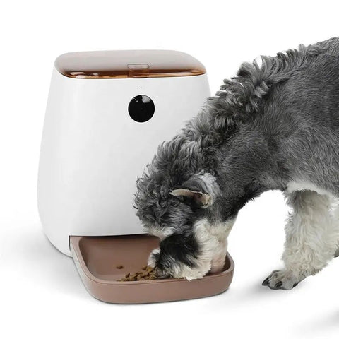 Hot Selling Amazon WiFi Automatic dog cat Pet Feeder Remote Smart Dog Food Treat Dispenser Cat Dog Automatic Food Feeder