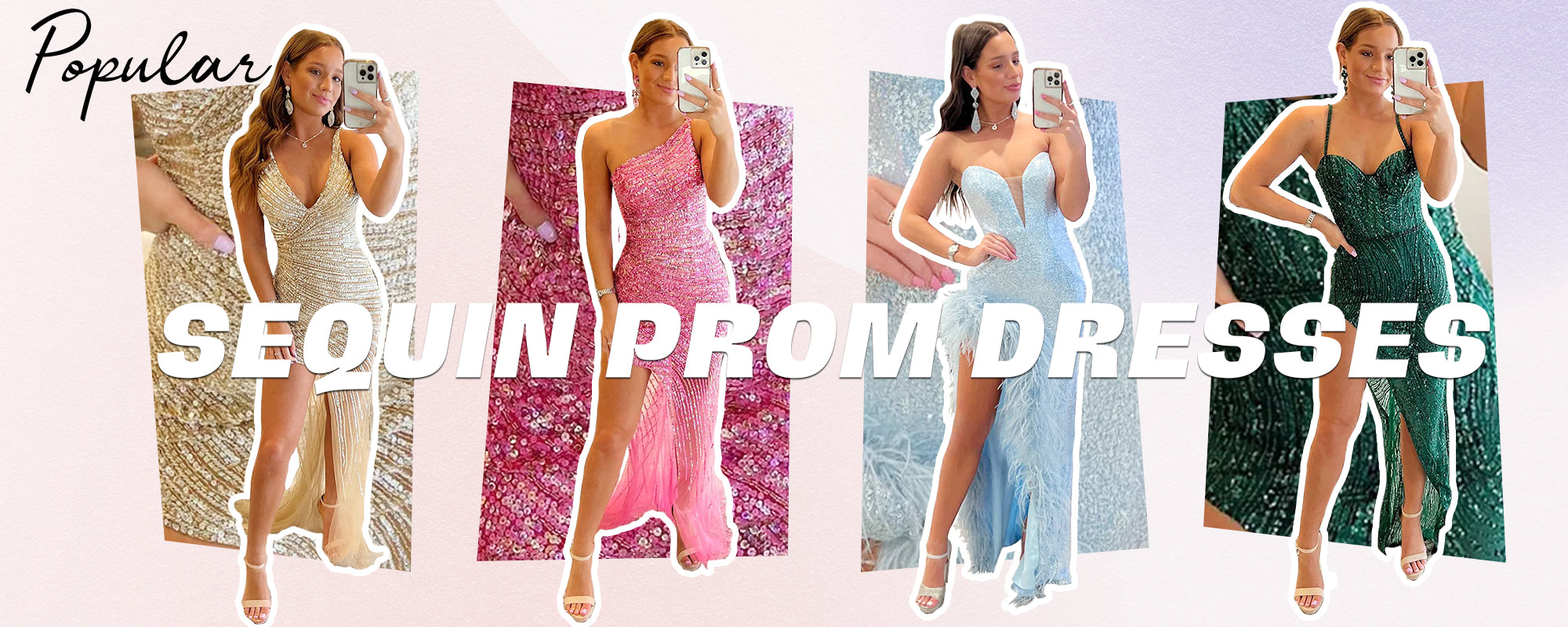 Popular Sequin Prom Dresses