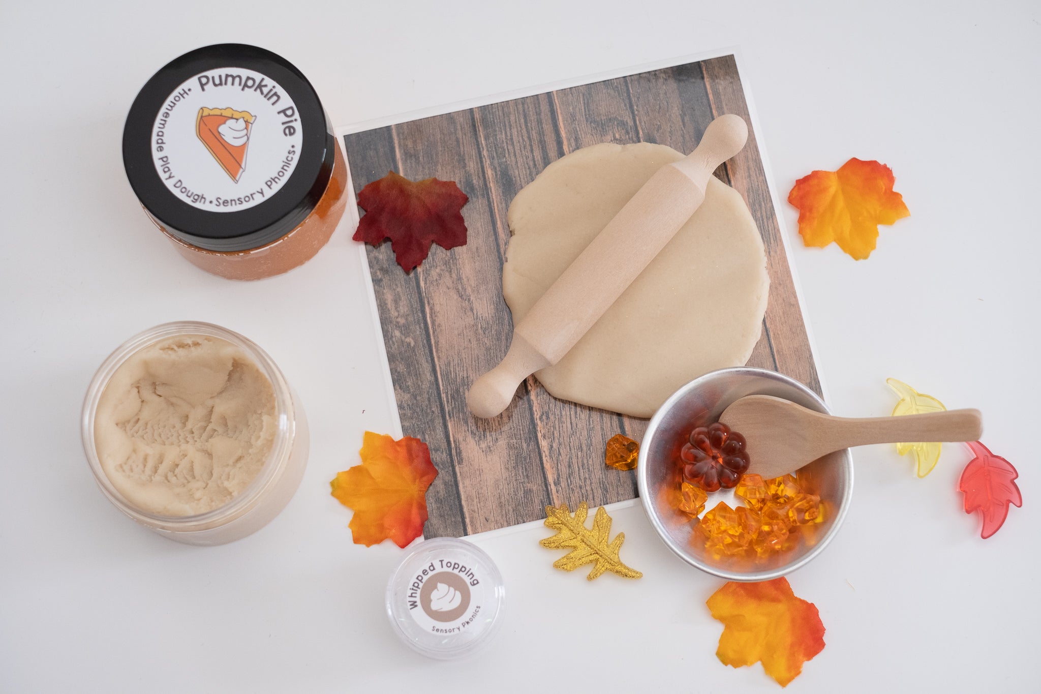 Pumpkin Pie Play Dough Kit