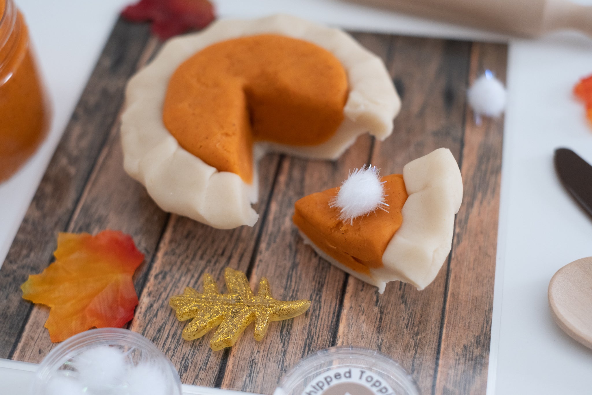 Pumpkin Pie Play Dough Kit