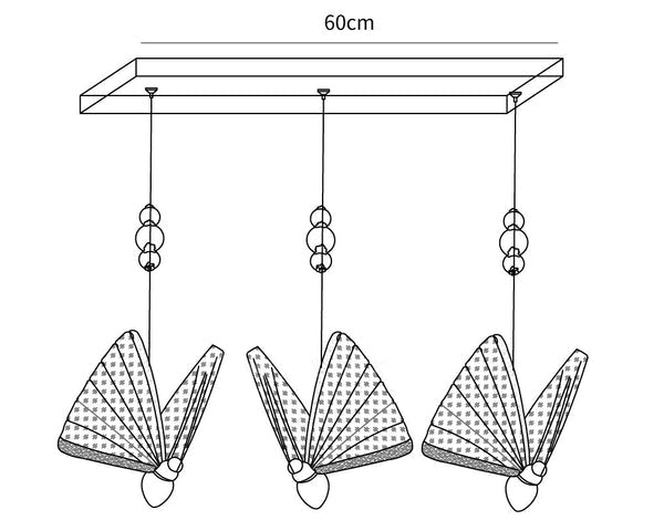 Butterfly Pendant Light