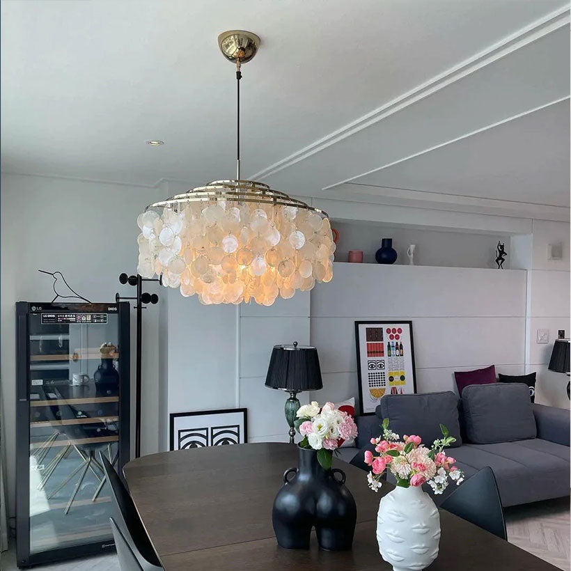 Fun Shell Chandelier