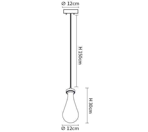 Raindrop Linear Chandelier