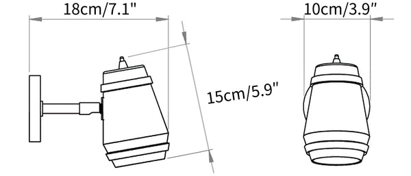 Cask Wall light