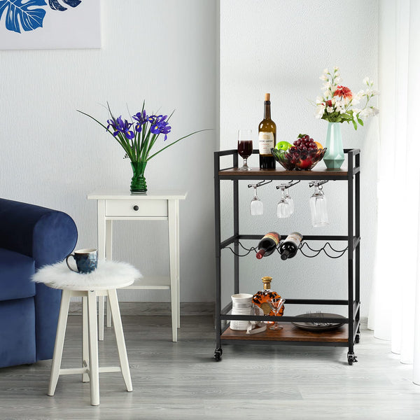 bar storage cart