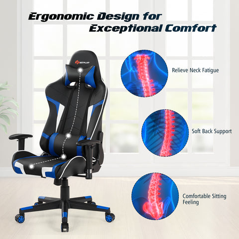 Best Gaming Chair 2022 High Back Ergonomic Recliner