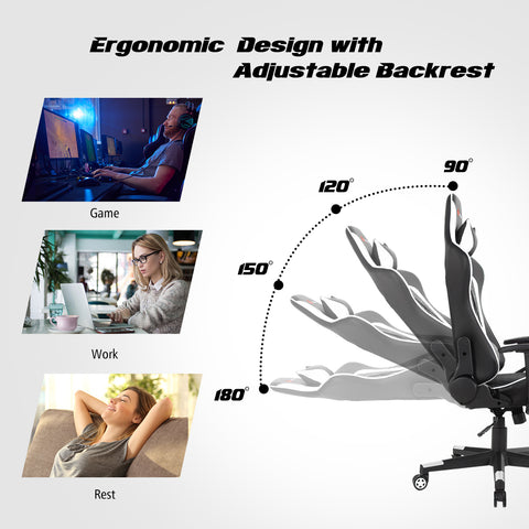 Gaming Chair Massage Ergonomic Chairs