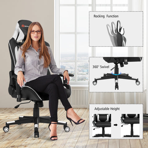 Gaming Chair Massage Ergonomic Chairs