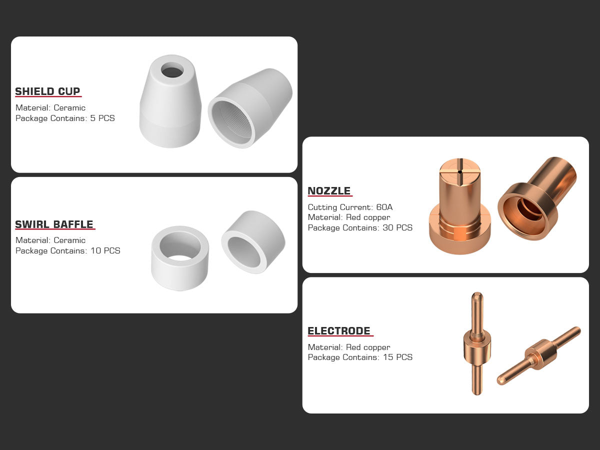 PT31 Plasma Cutter Consumables parts 03