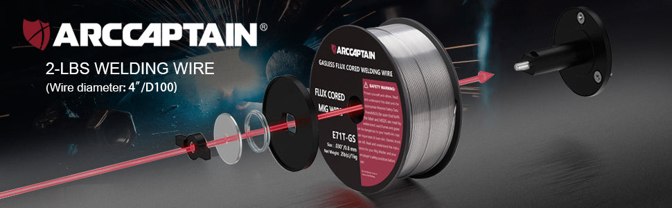 ARCCAPTAIN Flux Core Welding Wire