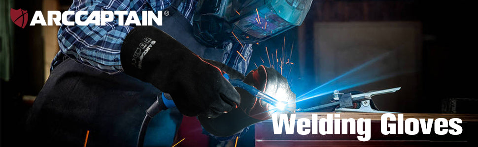ARCCAPTAIN Cowhide Leather Welding Gloves